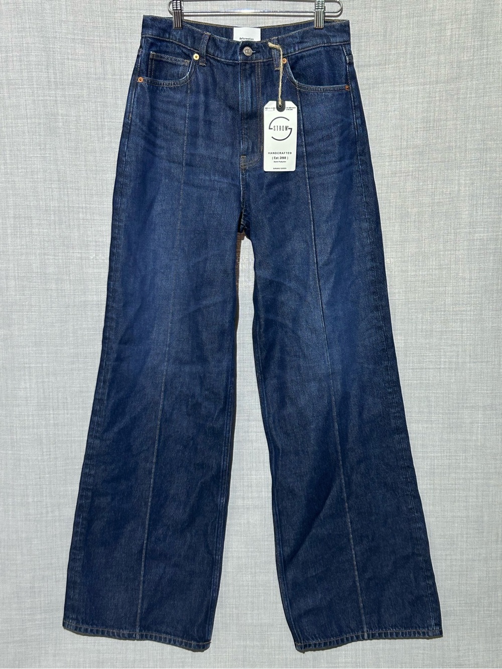 Reformation Cary High Rise Slouchy Wide Leg Jeans Size 27